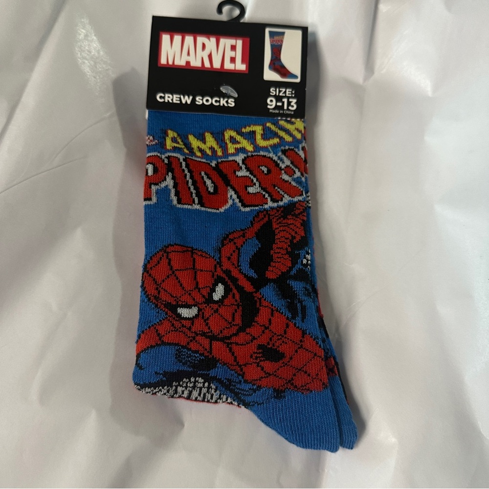 Marvel Amazing Spider-Man Blue Socks